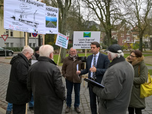 Diskussion mit Minister Lies